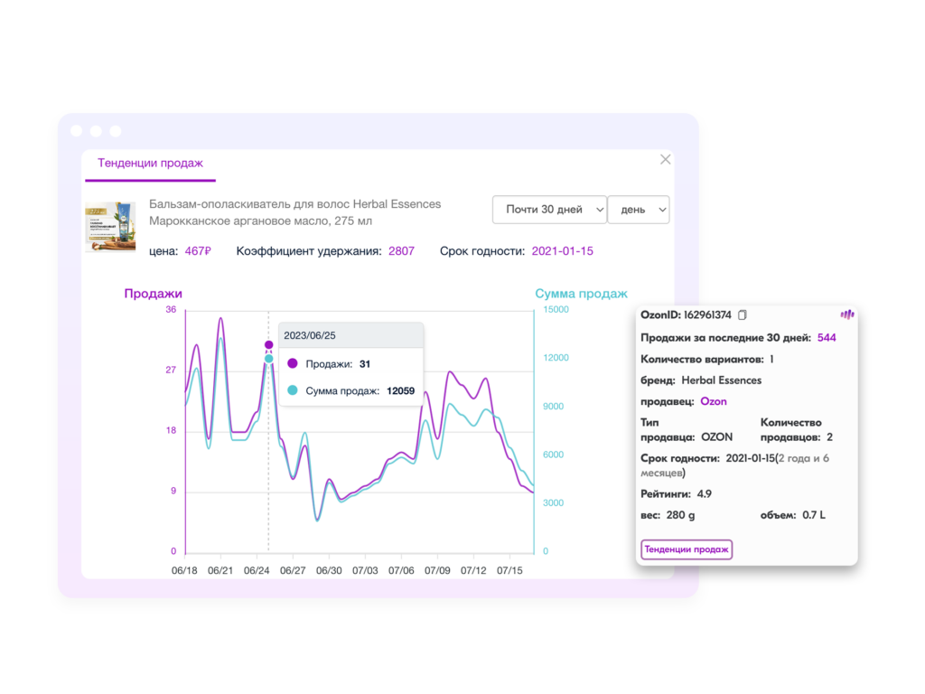 Seerfar browser extension interface